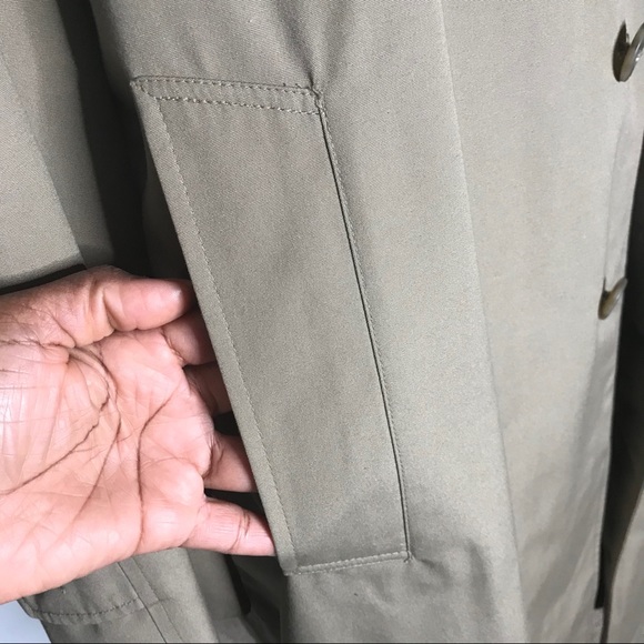 Towne by London Fog Tan Overcoat Coat Size 44L - Picture 6 of 7